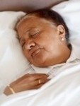 Elderly Woman Sleeping